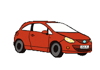 Broom Broom Loop Sticker by Molly Saunders