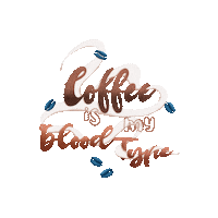 Coffee Lettering Sticker