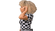 Black Power Flirt Sticker by Salon Line