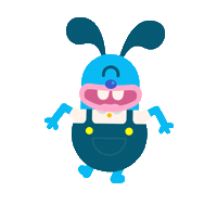 Happy Bub Sticker by Teach Your Monster