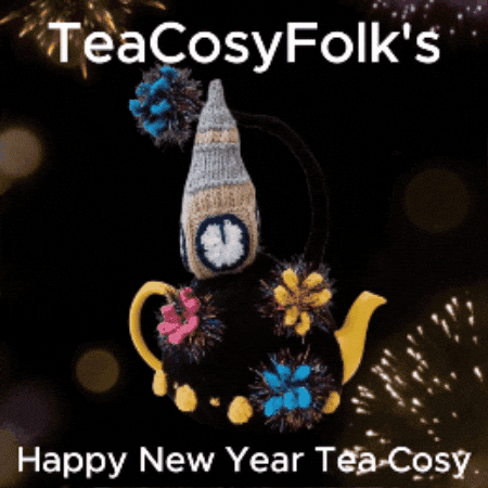 Happy New Year Fireworks GIF by TeaCosyFolk