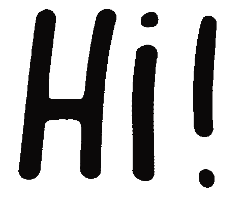 Hi Sticker