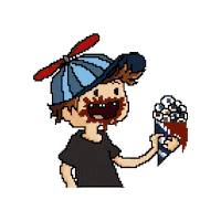Happy Pixel Sticker by Circus Rhapsody