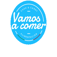 vamosacomer comida vamos comer cashcarry Sticker