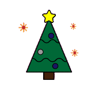Christmas Star Sticker