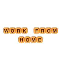 Work From Home Wwf Sticker by Words With Friends