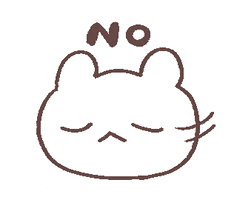 fishan_suyu no bad disagree うさぎ GIF