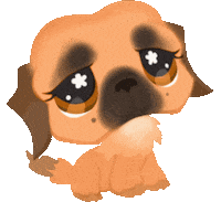 Happy Littlest Pet Shop Sticker