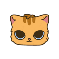 candjcanecustoms cat orange kitty lps Sticker
