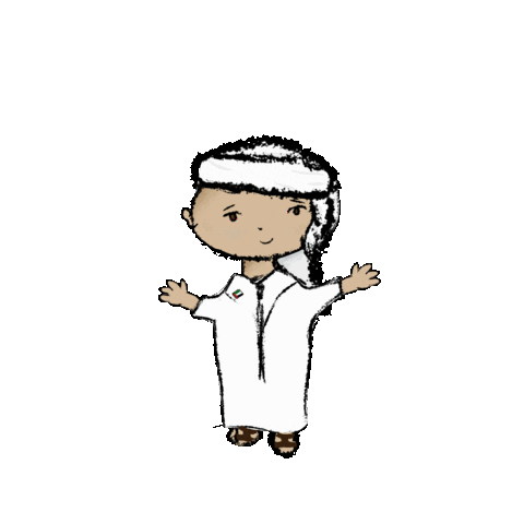 Happy National Day Sticker