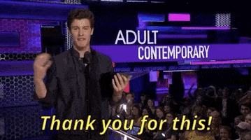 shawn mendes thank you guys for this GIF by AMAs