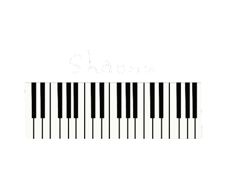 Piano Sticker