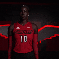 University Of Louisville Volleyball GIF by Louisville Cardinals