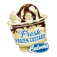 Cheese Curds Chocolate Sticker by Culver's