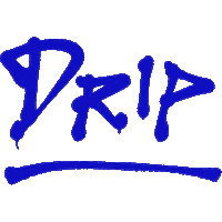drip tribe Sticker by Allie Schaal
