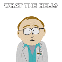 What The Hell Wtf Sticker by South Park