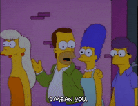 Speaking Season 3 GIF by The Simpsons