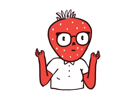 Strawberry Idk GIF by Carly Berry