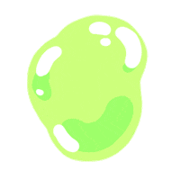 bubble slime Sticker by Smol Bucket