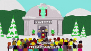 announcing city hall GIF by South Park 
