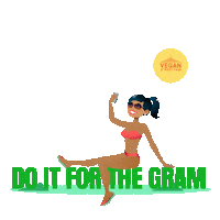 Selfie Influencer Sticker by Vegan Street Fair
