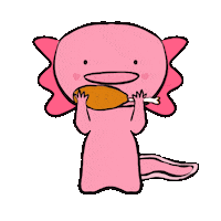 nieaaaaaa eat einaniest heartyaxolotl Sticker
