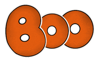 Text Boo Sticker by Zinaida Kazantseva