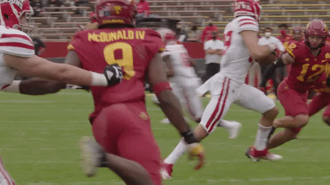 Eisworth Big Hit GIF by CyclonesTV