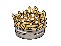 Hungry French Fries Sticker by Sad Potato Club