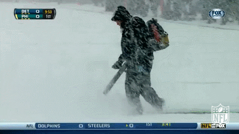 snow snowing GIF by NFL