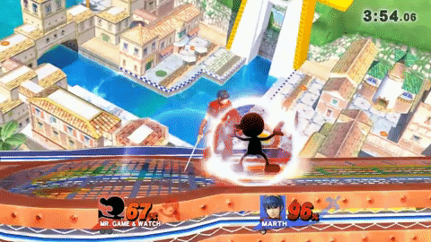 mr. game & watch toot toot GIF
