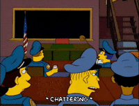chattering season 6 GIF
