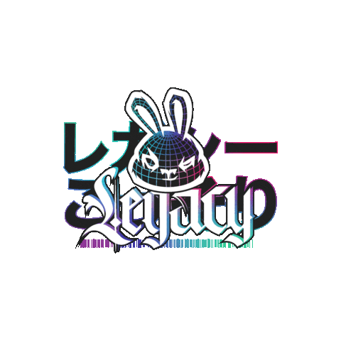 Bunny Legacy Sticker by Sneak Energy