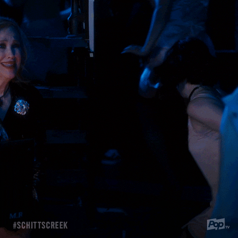 excited pop tv GIF by Schitt's Creek