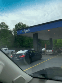 Drivers Fuel Up at Georgia Gas Station After Pipeline Cyberattack