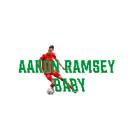 Aaron Ramsey Football Sticker by FA Wales