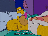 tired homer simpson GIF