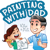 Celebration Family Sticker by Kty&Pili