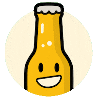 Happy Beer Sticker by Saveur Bière