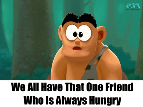friend eating GIF by Aum