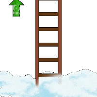 Going Down Crypto Sticker by Pudgy Penguins