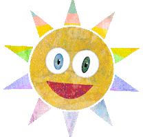 Happy Sun Sticker by LisetteArt