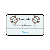 skinfictional floral positivity reminder affirmation Sticker