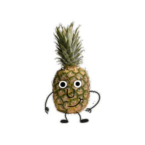 Fruit Pineapple Sticker by PlumFilms
