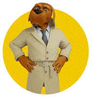 McGruffatNCPC dog crime ncpc crime dog Sticker