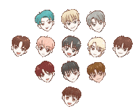 Anienah kpop diamonds talent treasure Sticker