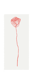 Flowers Rip Sticker by Rob Jelinski Studios