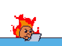 Angry Wake Up Sticker by Potatozzz by 9GAG