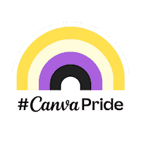 Rainbow Pride Sticker by Canva