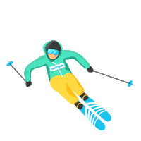 sport snow Sticker by Decathlon